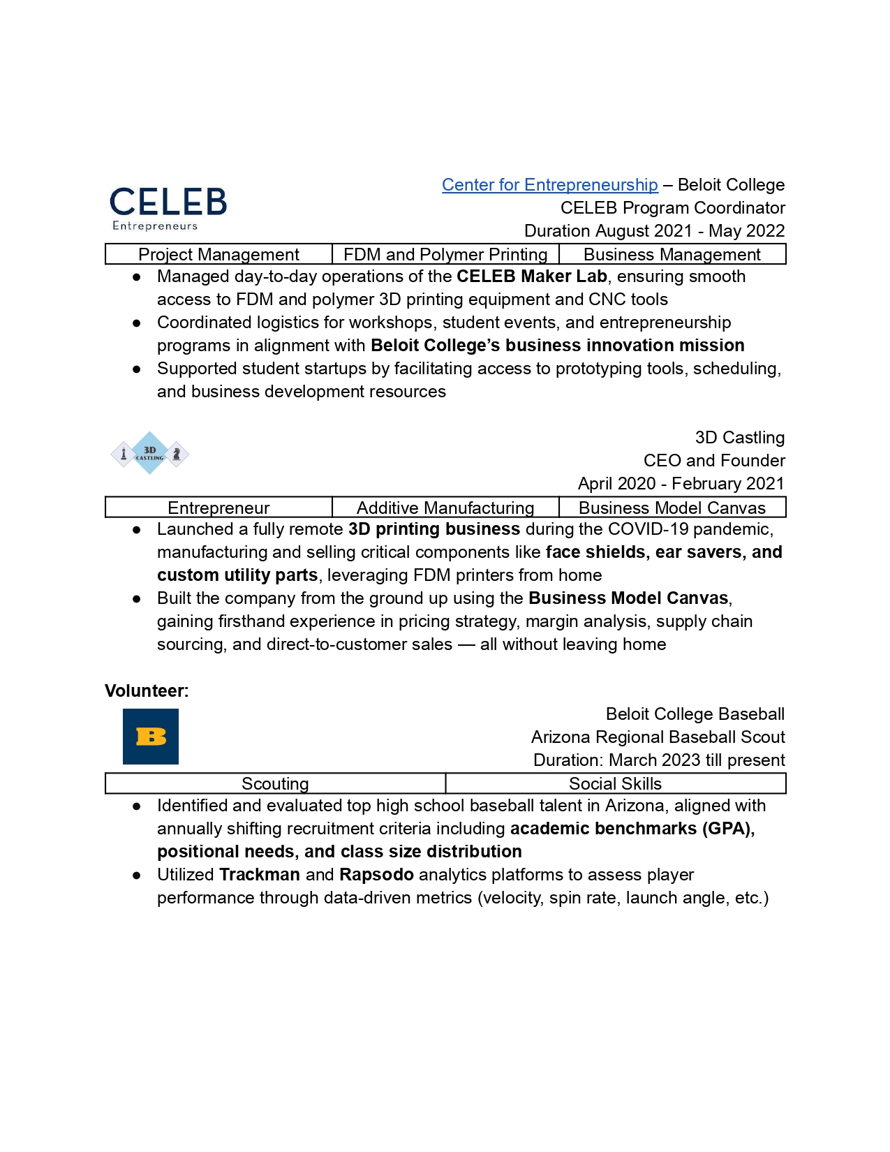 Resume Page 4